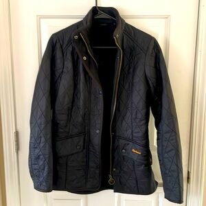 Barbour Black Quilted Jacket Size 12